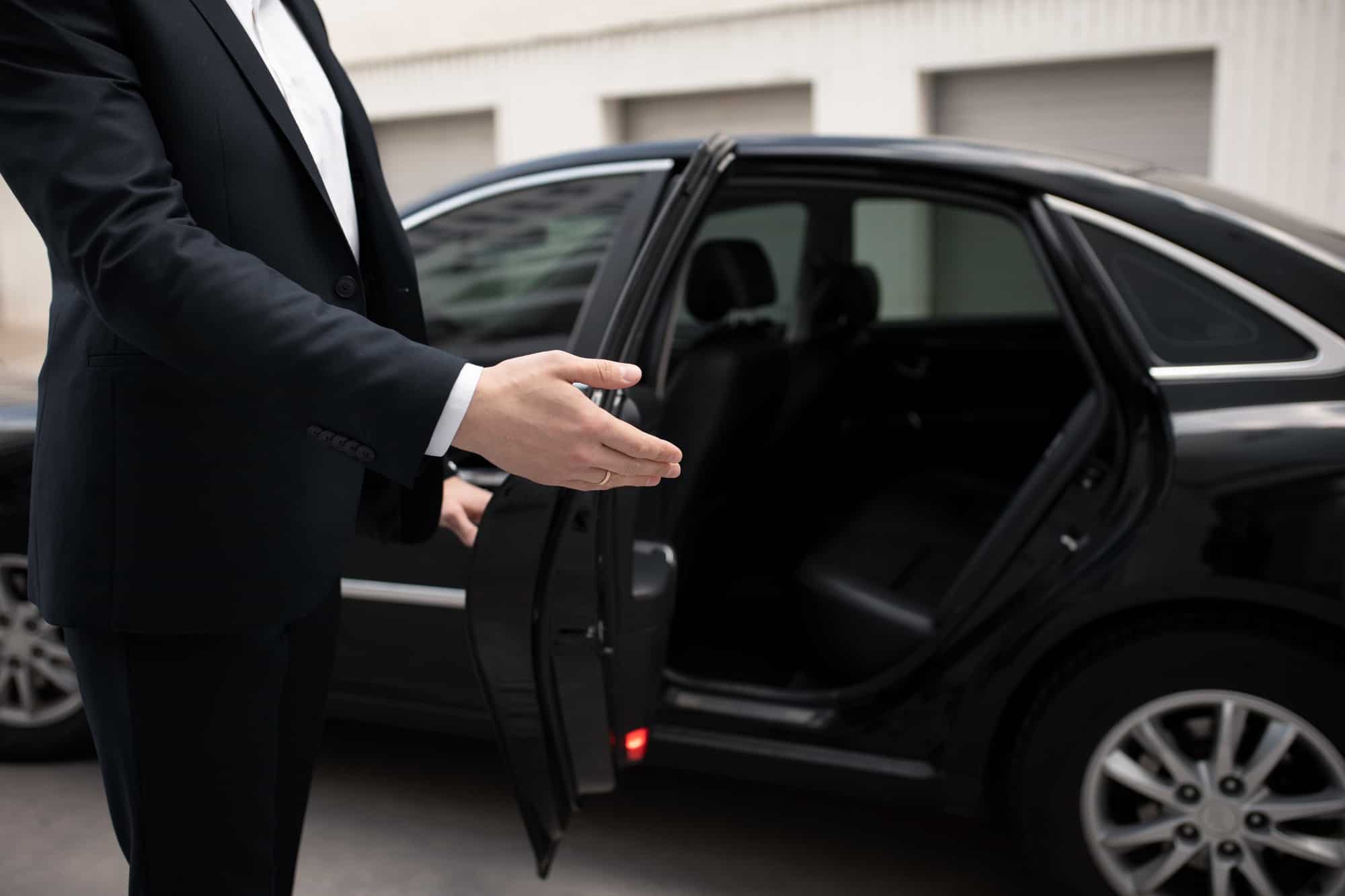 Professional taxi driver in Hakone